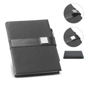 Caderno Empire A5 Personalizado para Brindes Corporativos - S53633 para Brindes de Eventos e Feiras da Zen Brindes.