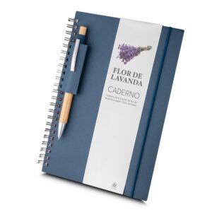 Caderno Papel Reciclado A5 Personalizado - X15077 para Brindes de Eventos e Feiras da Zen Brindes.