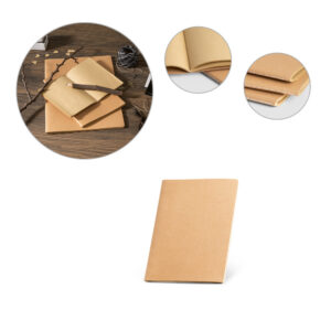 Caderno Personalizado com Capa em Cartão 250 g/m² - S53627 para Brindes de Eventos e Feiras da Zen Brindes.