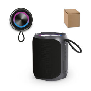 Caixa de Som Personalizada À Prova de Água - S97177 para Brindes de Eventos e Feiras da Zen Brindes.