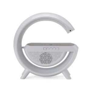 Caixa de Som Personalizada com Carregador Indução - X06093 para Brindes de Eventos e Feiras da Zen Brindes.