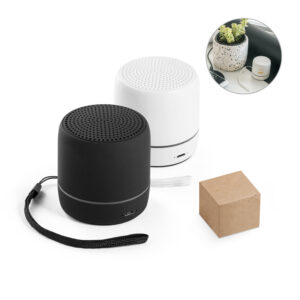 Caixa de Som Portátil Personalizada - S97097 para Brindes de Eventos e Feiras da Zen Brindes.