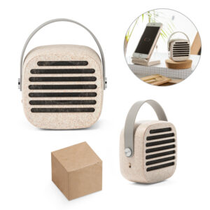 Caixa de Som Portátil Personalizado - S57936 para Brindes de Eventos e Feiras da Zen Brindes.