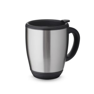 Caneca Inox Personalizada 470 ml para Brindes Corporativos - X15017 para Brindes de Eventos e Feiras da Zen Brindes.