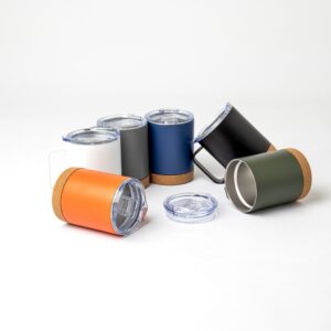 Caneca Térmica Personalizada 400 ml - X18838 para Brindes de Eventos e Feiras da Zen Brindes.