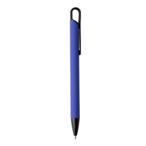 Caneta Metálica Emborrachada Personalizada - X15034 para Brindes de Eventos e Feiras da Zen Brindes.