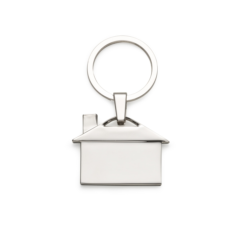 Chaveiro Casa Brilhante Personalizado - X12209-CAIXINHA para Brindes de Eventos e Feiras da Zen Brindes.