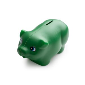 Cofre Porquinho Plástico Personalizado para Brindes - X07000 para Brindes de Eventos e Feiras da Zen Brindes.