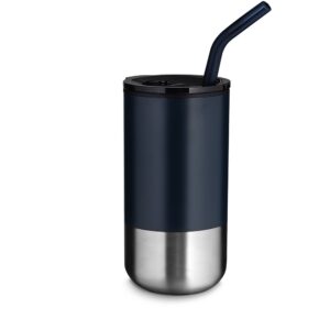 Copo Inox com Canudo Personalizado 500 ml - X14997 para Brindes de Eventos e Feiras da Zen Brindes.