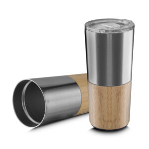 Copo em Inox 550 ml Personalizado - ACO9200 para Brindes de Eventos e Feiras da Zen Brindes.