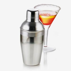 Coqueteleira em Inox Personalizado 350 ml - MKB-00740 para Brindes de Eventos e Feiras da Zen Brindes.