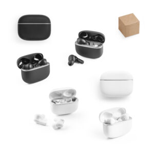 Fones de Ouvido Wireless Personalizado 500 mAh - S97181 para Brindes de Eventos e Feiras da Zen Brindes.