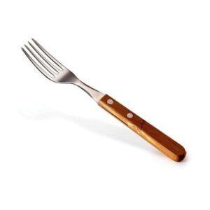 Garfo Personalizado Inox e Bambu Special Line - MUD-00643 para Brindes de Eventos e Feiras da Zen Brindes.