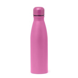 Garrafa Lisa Fosca Alumínio Personalizado 600 ml - X14880 para Brindes de Eventos e Feiras da Zen Brindes.