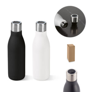 Garrafa Personalizada Inox Reciclado 500 ml - S94343 para Brindes de Eventos e Feiras da Zen Brindes.