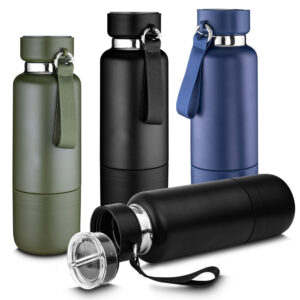 Garrafa Térmica 500 ml Personalizado - AGA9100B para Brindes de Eventos e Feiras da Zen Brindes.