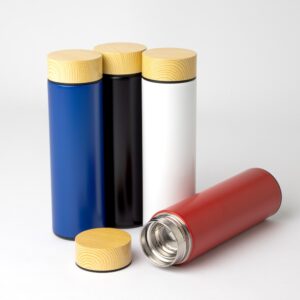 Garrafa Térmica Inox Personalizada 450 ml - X18833 para Brindes de Eventos e Feiras da Zen Brindes.