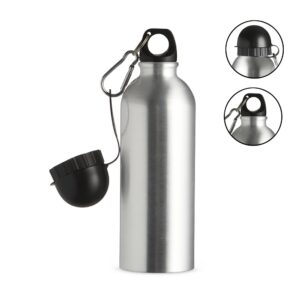 Garrafa de Alumínio Personalizada 500 ml - X9139AS para Brindes de Eventos e Feiras da Zen Brindes.