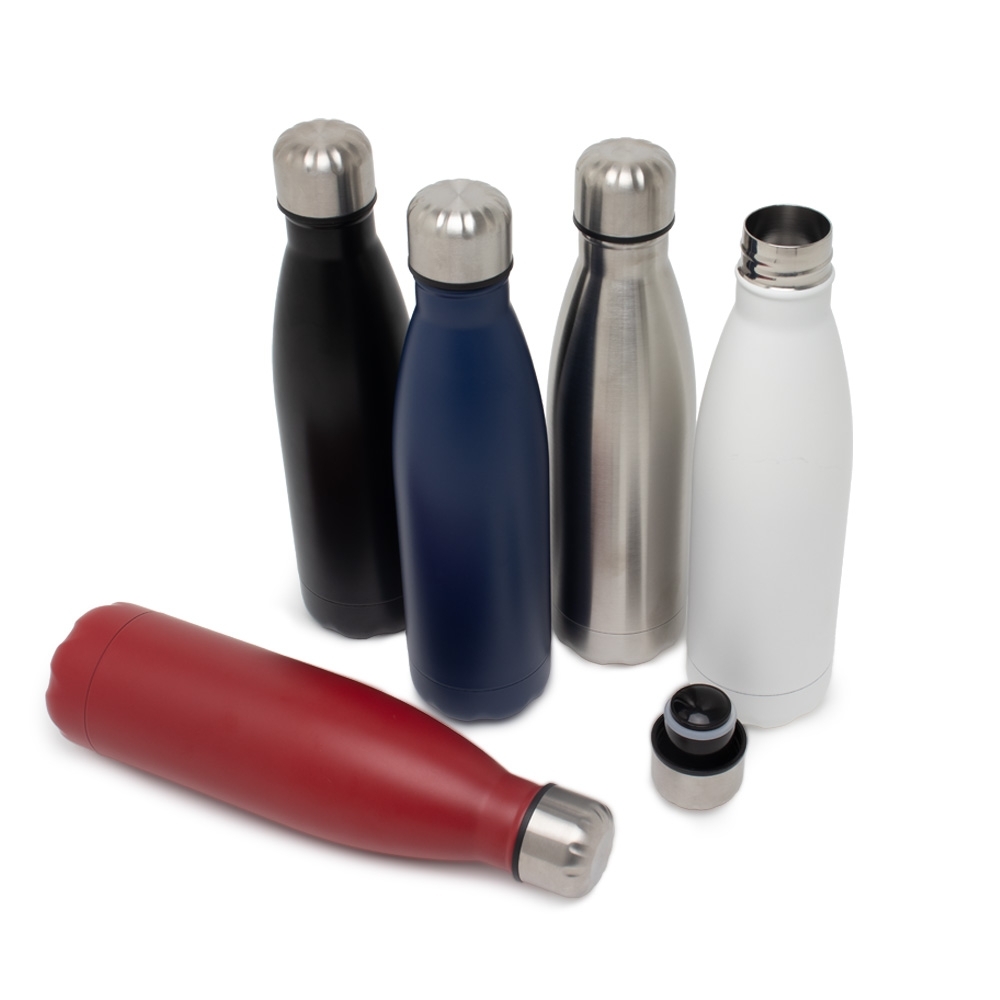 Garrafa de Inox Térmica Personalizada 500 ml - X14604F para Brindes de Eventos e Feiras da Zen Brindes.