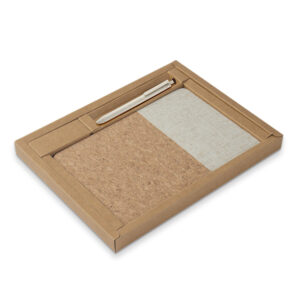 Kit Caderno Personalizado para Brindes Sustentáveis - ACAD300 para Brindes de Eventos e Feiras da Zen Brindes.