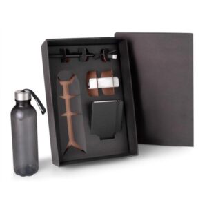 Kit Caderno e Acessórios Personalizado - MKT-9044X para Brindes de Eventos e Feiras da Zen Brindes.