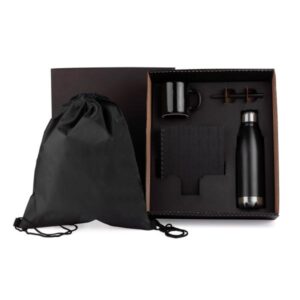 Kit Caderno e Acessórios Personalizado - MKT-9045X para Brindes de Eventos e Feiras da Zen Brindes.