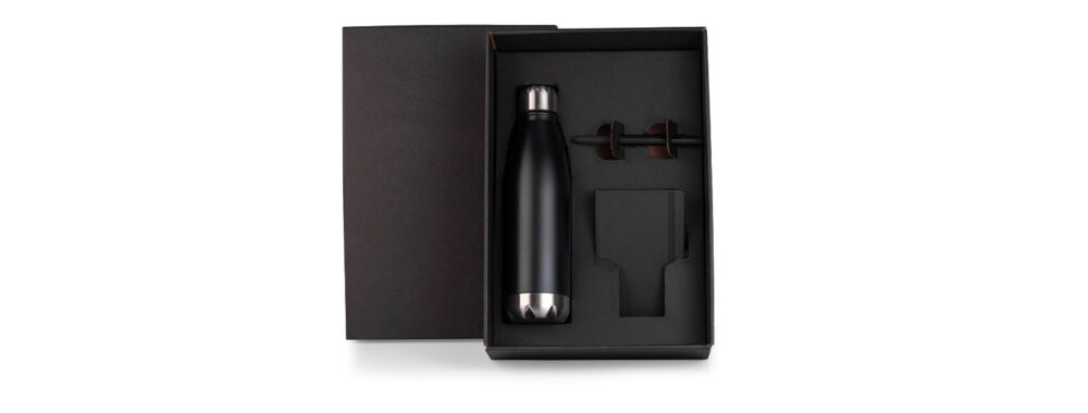 Kit Caderno e Acessórios Personalizado para Brindes - MKT-9046W para Brindes de Eventos e Feiras da Zen Brindes.
