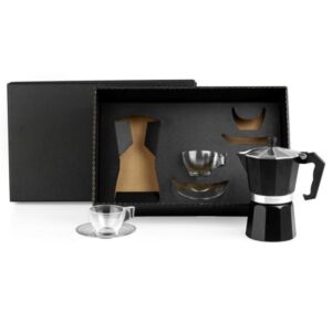 Kit Café 5 Peças Personalizado - MKT-90232 para Brindes de Eventos e Feiras da Zen Brindes.