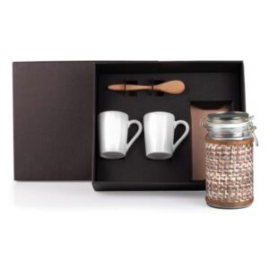 Kit Café da Manhã 5 Peças Personalizado - MKT-9040M para Brindes de Eventos e Feiras da Zen Brindes.