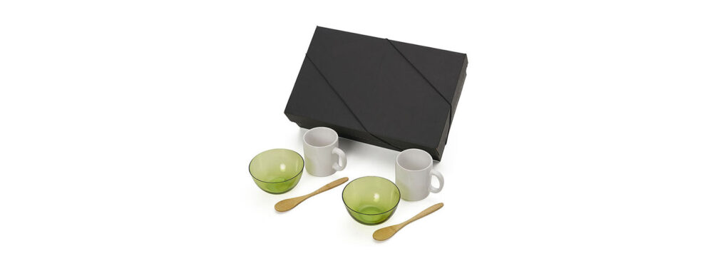 Kit Café da Manhã 6 Peças Personalizado - MKT-90176 para Brindes de Eventos e Feiras da Zen Brindes.