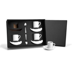 Kit Cafézinho 12 Peças Personalizado - MKT-90094 para Brindes de Eventos e Feiras da Zen Brindes.