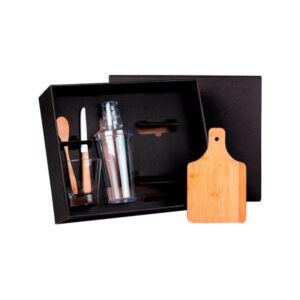 Kit Caipirinha Personalizado 5 Peças - MKT-90175 para Brindes de Eventos e Feiras da Zen Brindes.