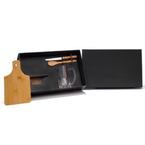 Kit Caipirinha e Chopp em Bambu Personalizado - MKE-00543 para Brindes de Eventos e Feiras da Zen Brindes.