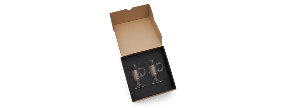 Kit Canecas para Café 2 Peças Personalizado - MVI-00812 para Brindes de Eventos e Feiras da Zen Brindes.