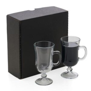 Kit Canecas para Café 2 Peças Personalizado - MVI-00822 para Brindes de Eventos e Feiras da Zen Brindes.