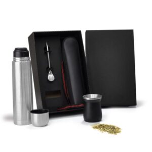 Kit Chimarrão e Tereré 3 Peças Personalizado - MKT-90305 para Brindes de Eventos e Feiras da Zen Brindes.
