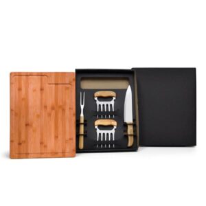 Kit Churrasco 5 Peças Personalizado - MKT-90307 para Brindes de Eventos e Feiras da Zen Brindes.