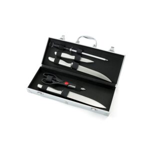 Kit Churrasco Na Maleta Personalizado - X01345 para Brindes de Eventos e Feiras da Zen Brindes.
