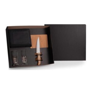Kit Churrasco Personalizado com Copos e Bolsa Térmica - MKT-9047E para Brindes de Eventos e Feiras da Zen Brindes.