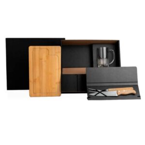 Kit Churrasco com Caneca Personalizado - MKT-9040K para Brindes de Eventos e Feiras da Zen Brindes.