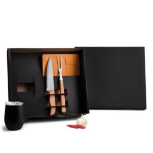 Kit Churrasco com Copo Térmico Personalizado - MKT-90299 para Brindes de Eventos e Feiras da Zen Brindes.