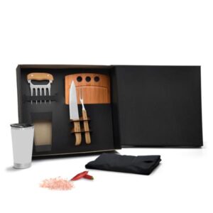 Kit Churrasco com Copo Térmico Personalizado - MKT-90301 para Brindes de Eventos e Feiras da Zen Brindes.