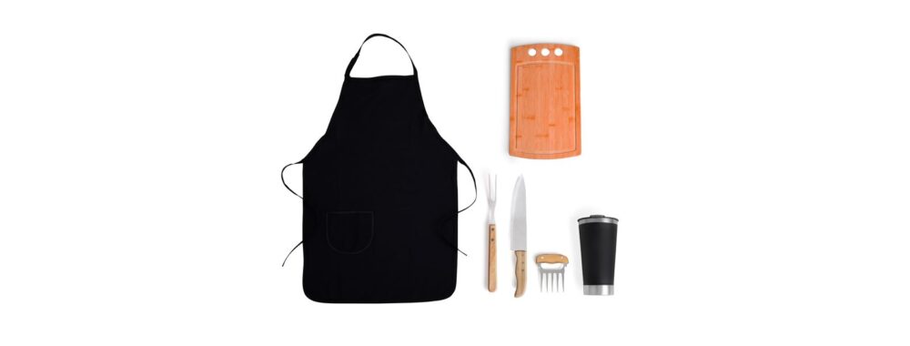 Kit Churrasco com Copo Térmico Personalizado - MKT-90303 para Brindes de Eventos e Feiras da Zen Brindes.