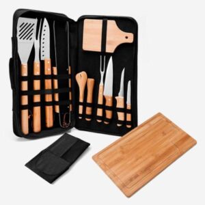 Kit Churrasco e Caipirinha Quebec Personalizado - MPB-00973 para Brindes de Eventos e Feiras da Zen Brindes.
