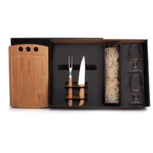 Kit Churrasco e Cerveja 5 Peças Personalizado - MKT-9044P para Brindes de Eventos e Feiras da Zen Brindes.