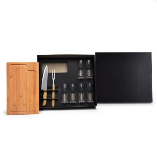 Kit Churrasco e Cerveja 9 Peças Personalizado - MKT-9024H para Brindes de Eventos e Feiras da Zen Brindes.