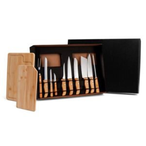Kit Churrasco e Cozinha Personalizado 12 Peças - MKT-90027 para Brindes de Eventos e Feiras da Zen Brindes.