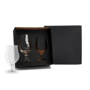 Kit Copos Vidro Personalizado 400 ml 2 Peças - MVI-00322 para Brindes de Eventos e Feiras da Zen Brindes.