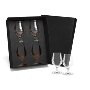 Kit Copos Vidro Personalizado 400 ml 4 Peças - MVI-00324 para Brindes de Eventos e Feiras da Zen Brindes.