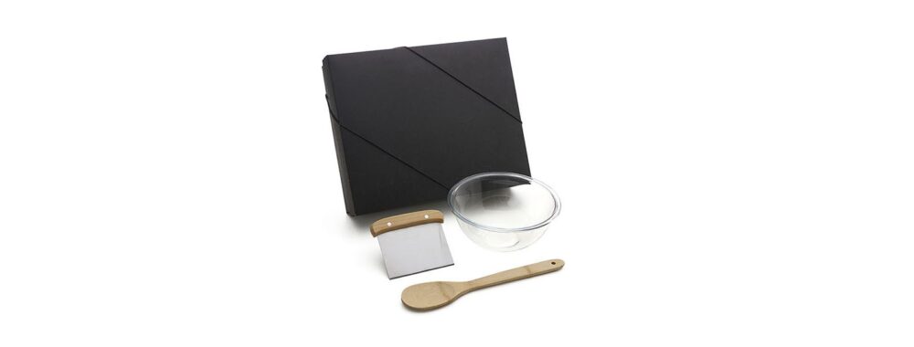 Kit Cozinha Personalizado em Bambu e Inox 3 Peças - MKT-90181 para Brindes de Eventos e Feiras da Zen Brindes.